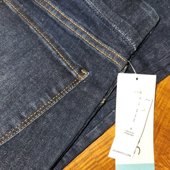 Old Navy Women's Rockstar Mid-Rise Jeggings - Dark Blue - Picture 4 of 4